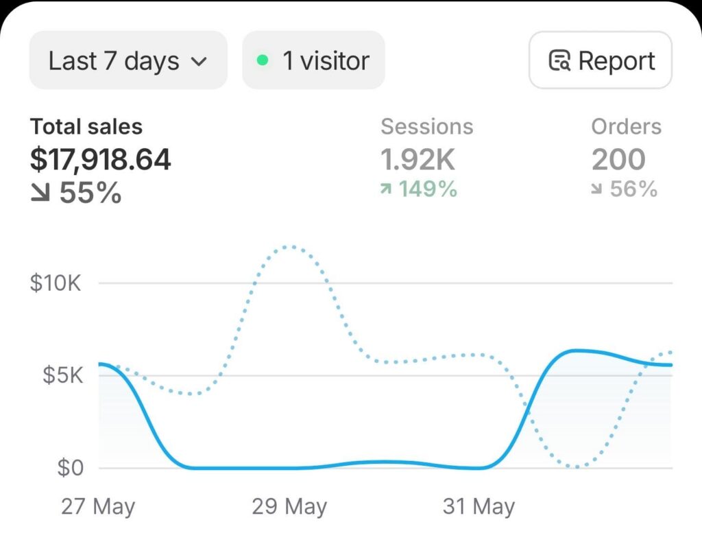 Store sales analytics proof